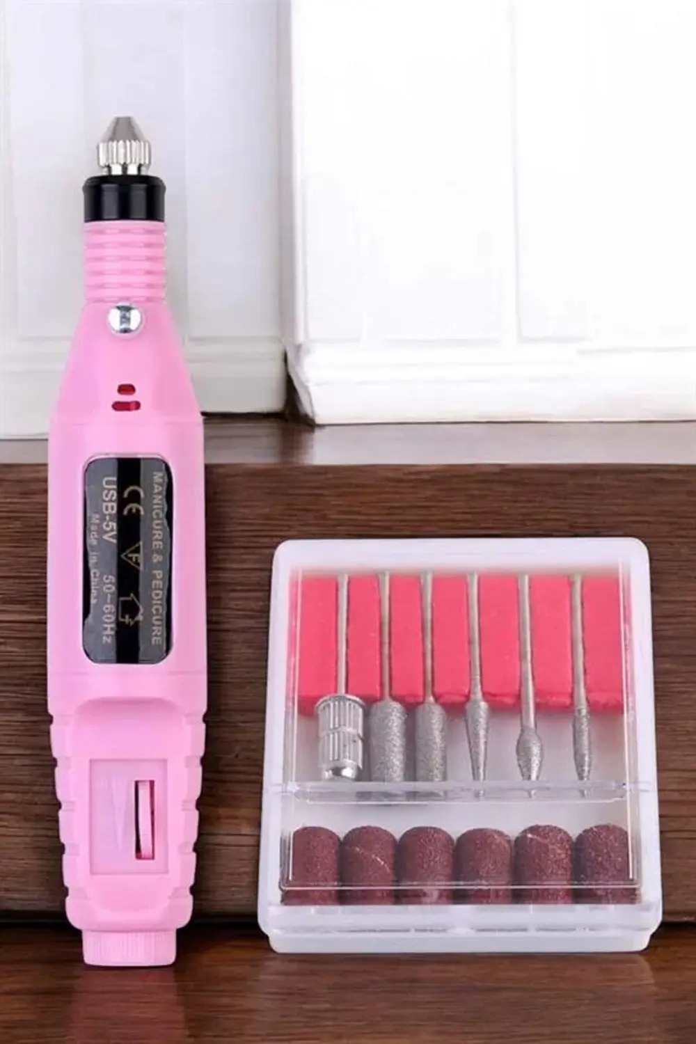 Elektrikli Manikür Pedikür Törpü Seti Protez Tırnak Nasır Temizle