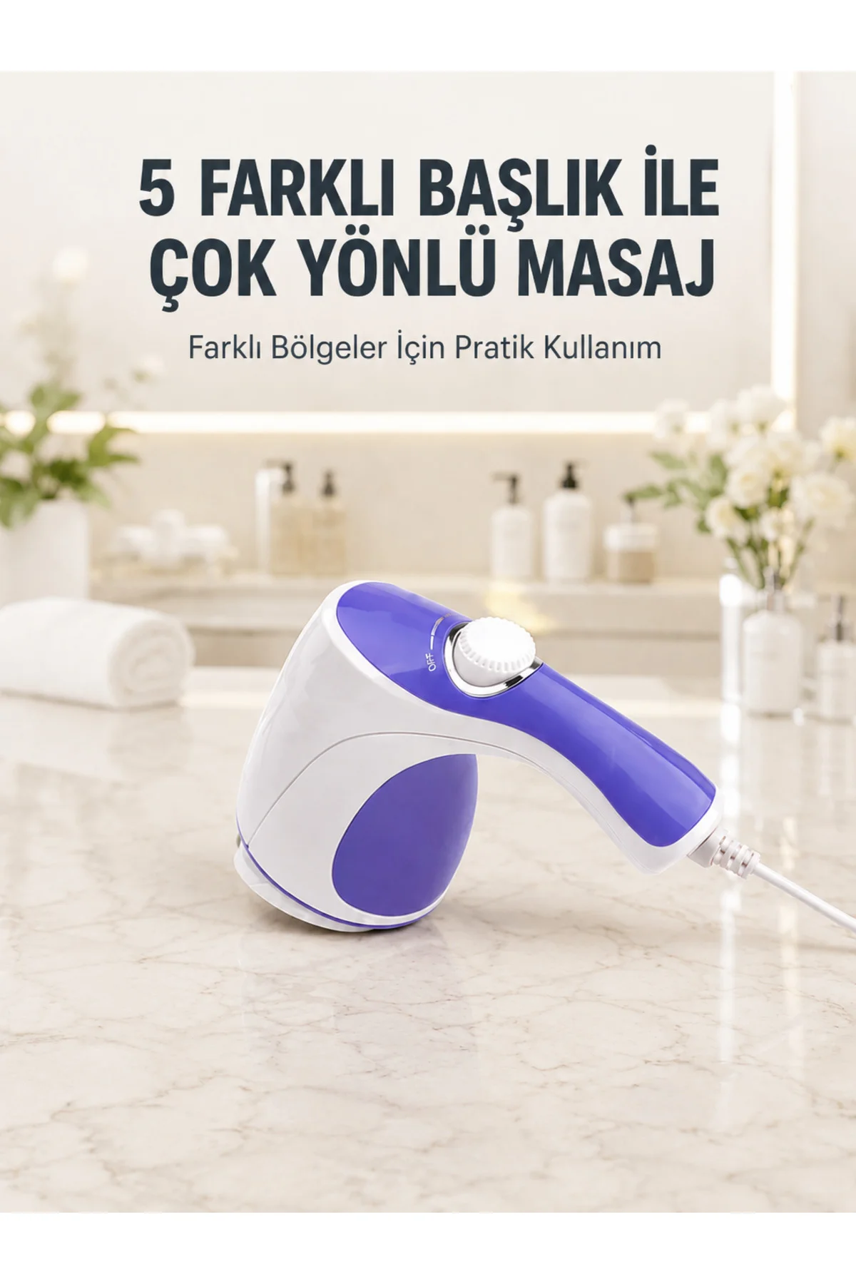 Elektrikli Masaj Aleti 5 Başlıklı Güçlü Titreşimli Selülit Karşıtı Vücut Masaj Cihazı Elektrikli Masaj Aleti 5 Başlıklı Güçlü Titreşimli Selülit Karşıtı Vücut Masaj Cihazı
