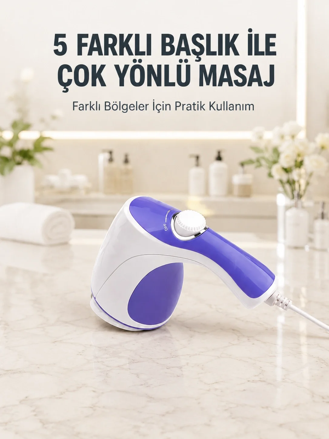 Elektrikli Masaj Aleti 5 Başlıklı Güçlü Titreşimli Selülit Karşıtı Vücut Masaj Cihazı Fiyatı, Yorumları ve Özellikleri