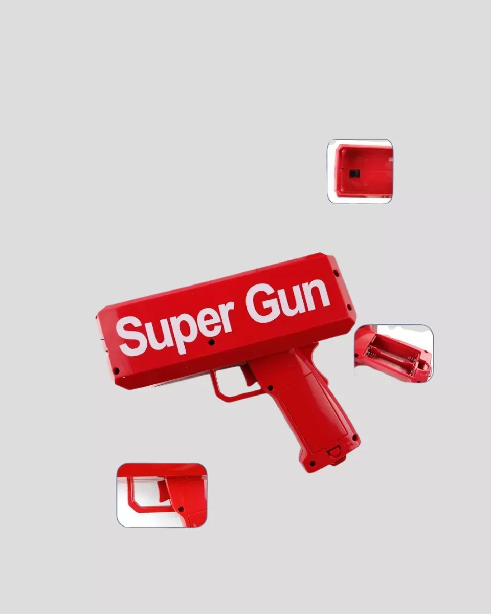 Elektrikli Money Gun Oyuncak Parti Tabancası - Partilerde Eğlenceyi Katlayın