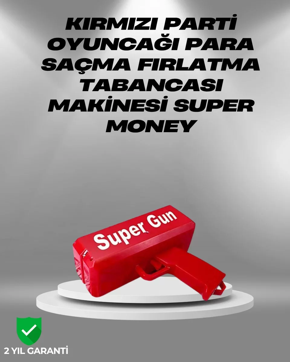 Elektrikli Money Gun Oyuncak Parti Tabancası - Partilerde Eğlenceyi Katlayın