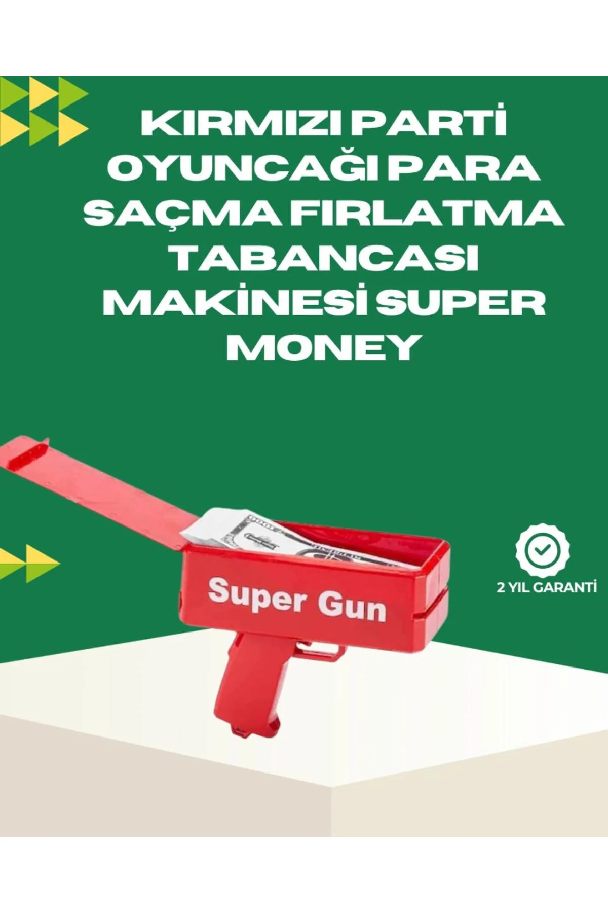 Elektrikli Money Gun Oyuncak Parti Tabancası