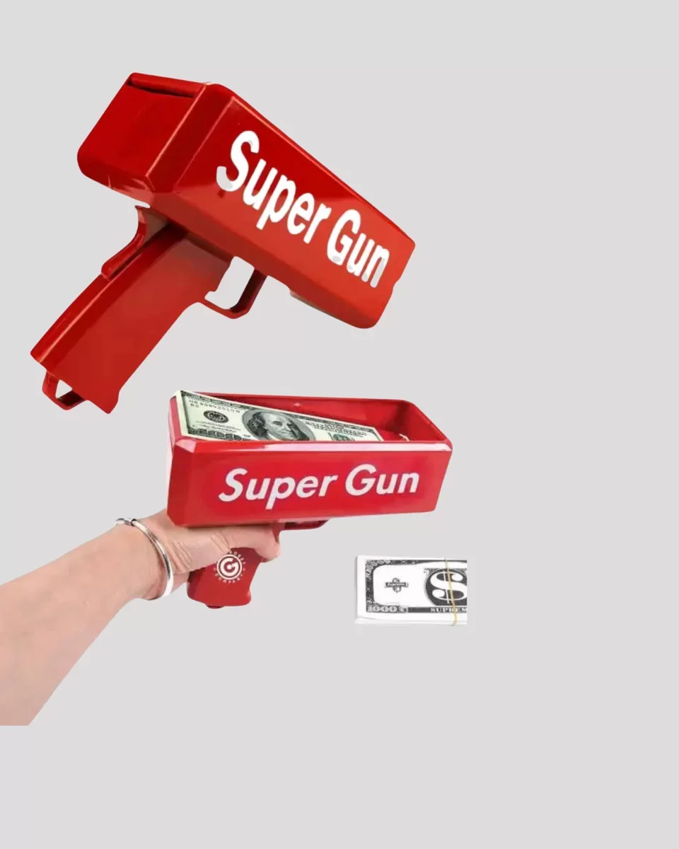 Elektrikli Money Gun Oyuncak Parti Tabancası - Partilerde Eğlenceyi Katlayın
