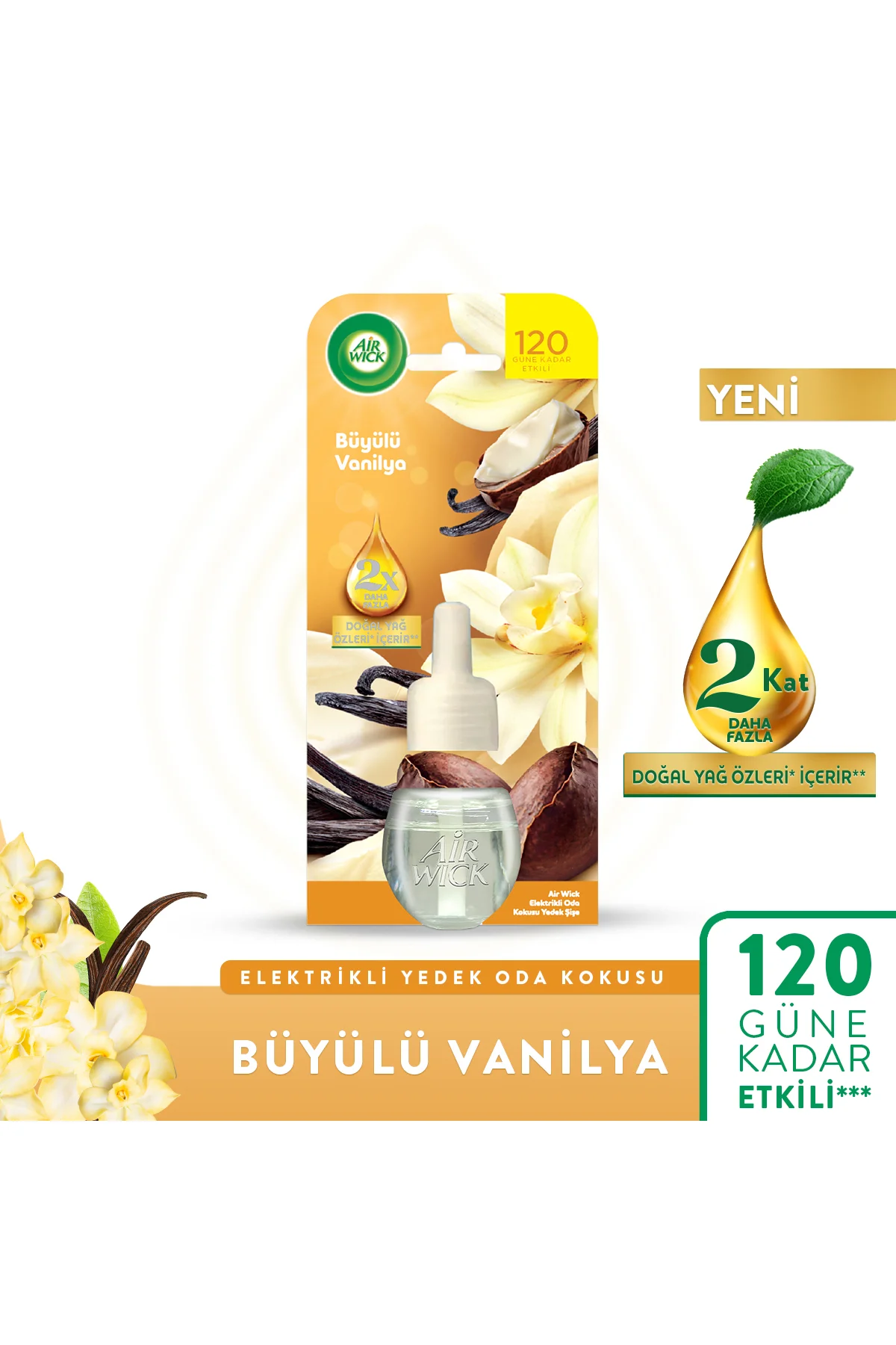 Elektrikli Oda Kokusu Yedek Şişe Büyülü Vanilya