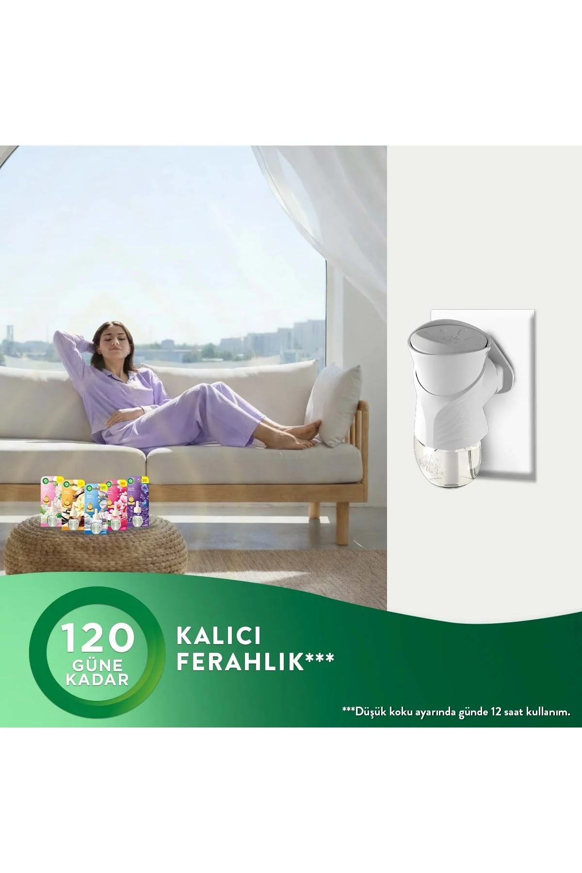 Elektrikli Oda Kokusu Vanilya ve Orkide 1 Kit + 1 Koku Elektrikli Oda Kokusu Vanilya ve Orkide 1 Kit + 1 Koku - Görsel 4