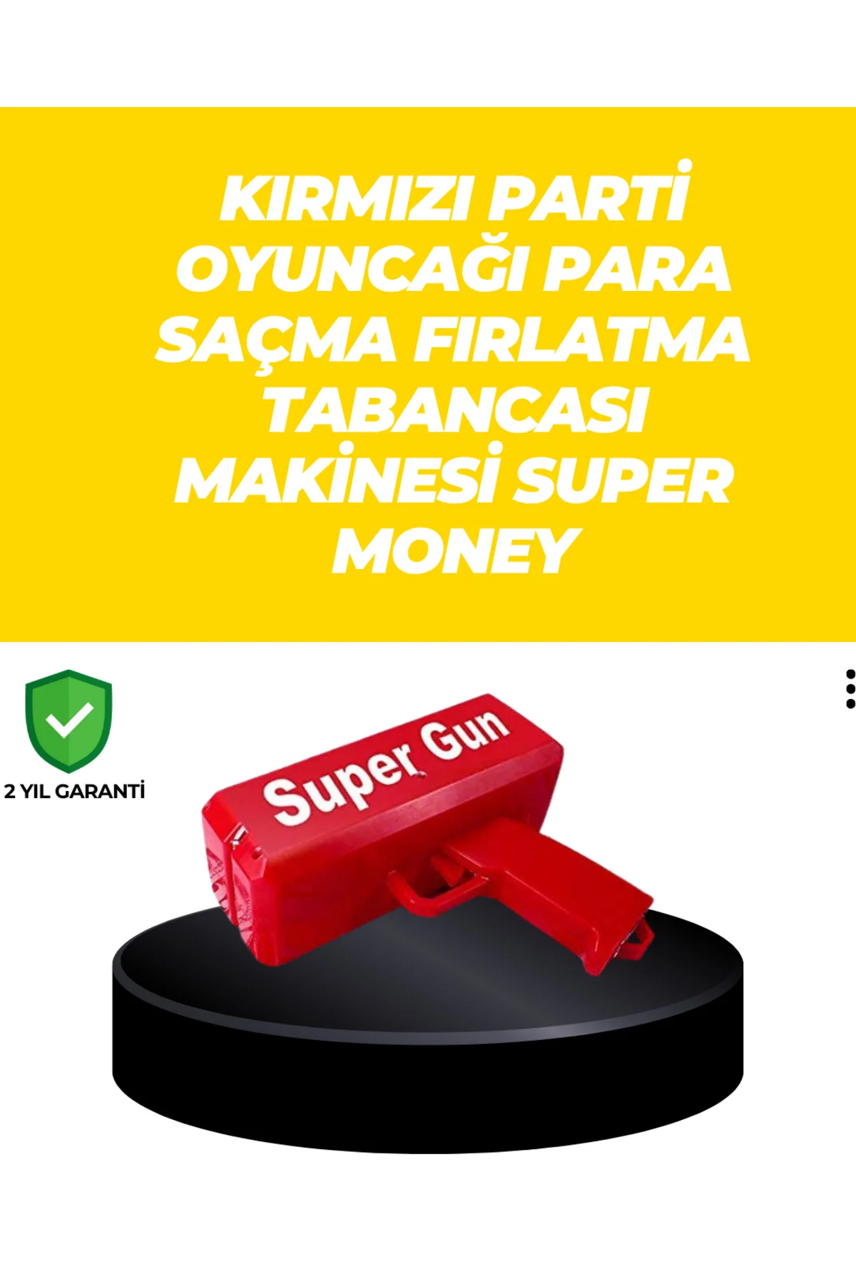 Elektrikli Parti Oyuncağı – Para Atan Tabanca
