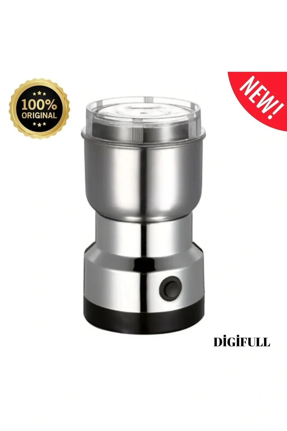 Elektrikli Paslanmaz Çelik Kahve Baharat Pirinç Öğütücü 4 Bıçak 9