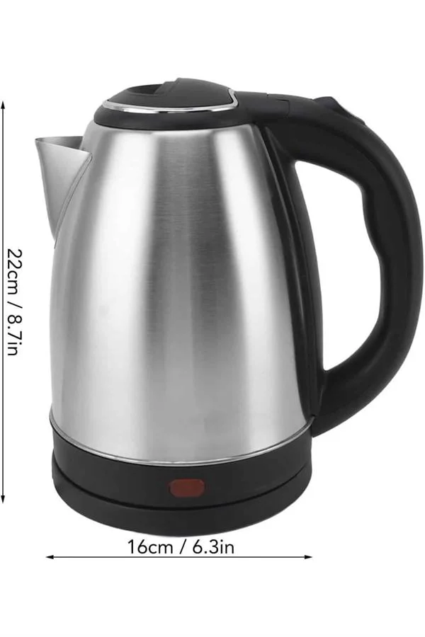 Elektrikli Paslanmaz Çelik Su Isıtcı Çelik Kettle 1.8 Lt. Uzun Öm