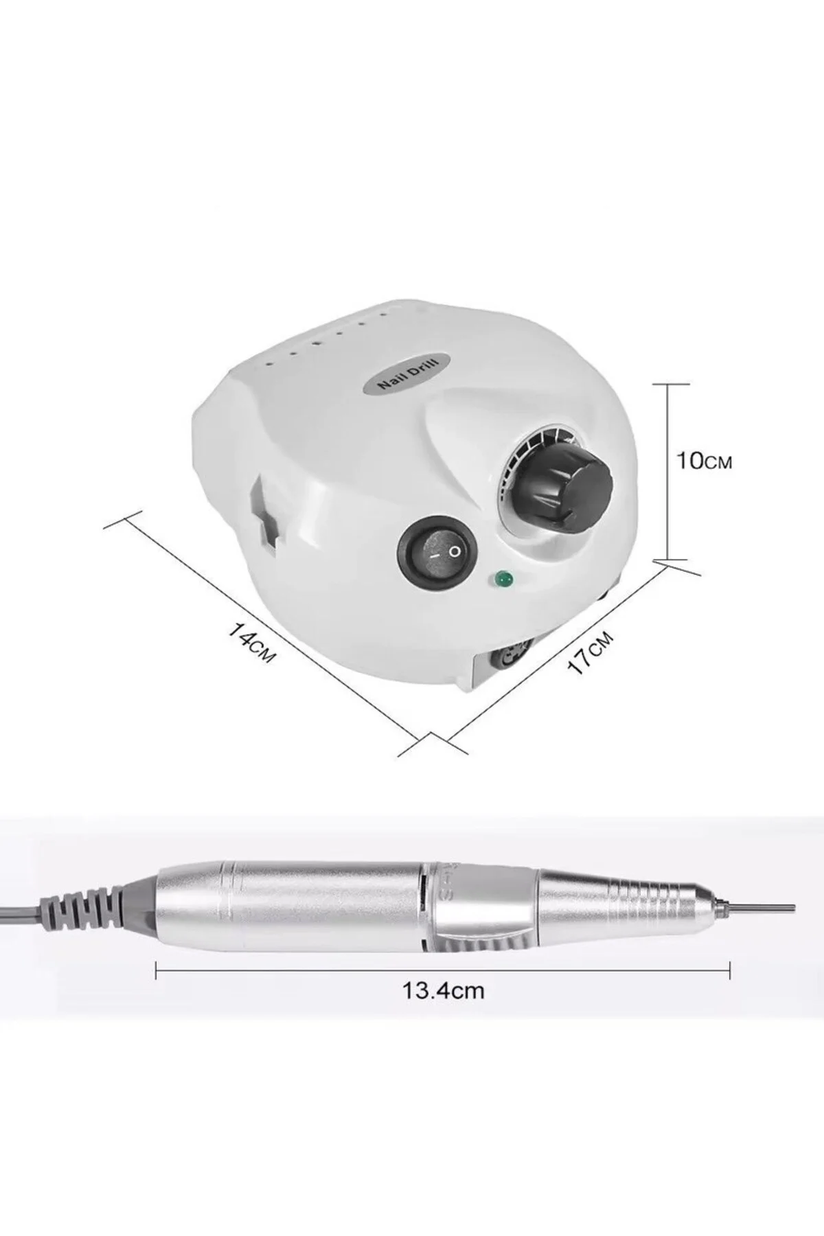 Elektrikli Profesyonel Freze Tırnak Törpü Manikür Pedikür Makinesi Nail 85W 35000 RPM