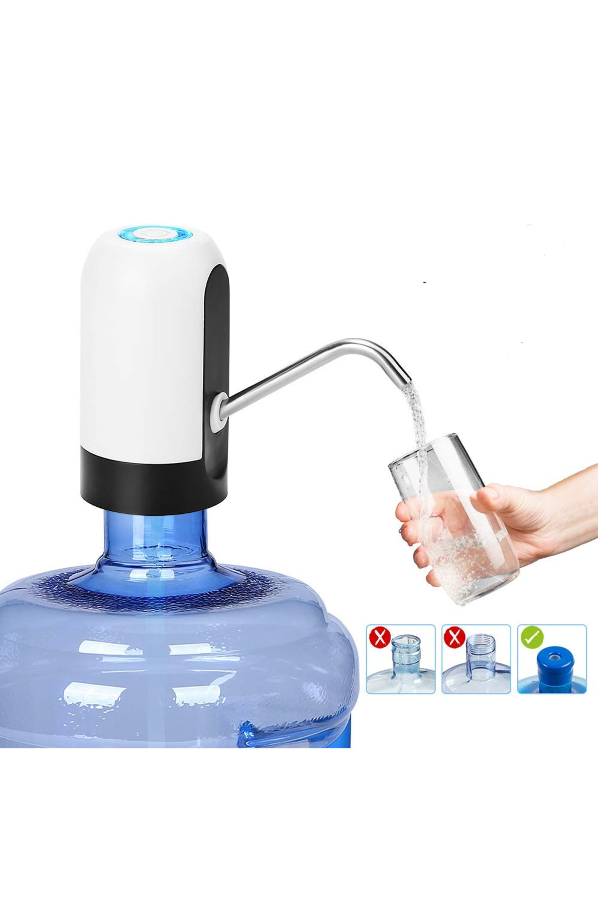 Ok Aksesuar Elektrikli Şarjlı Damacana Su Pompası Go50609104230