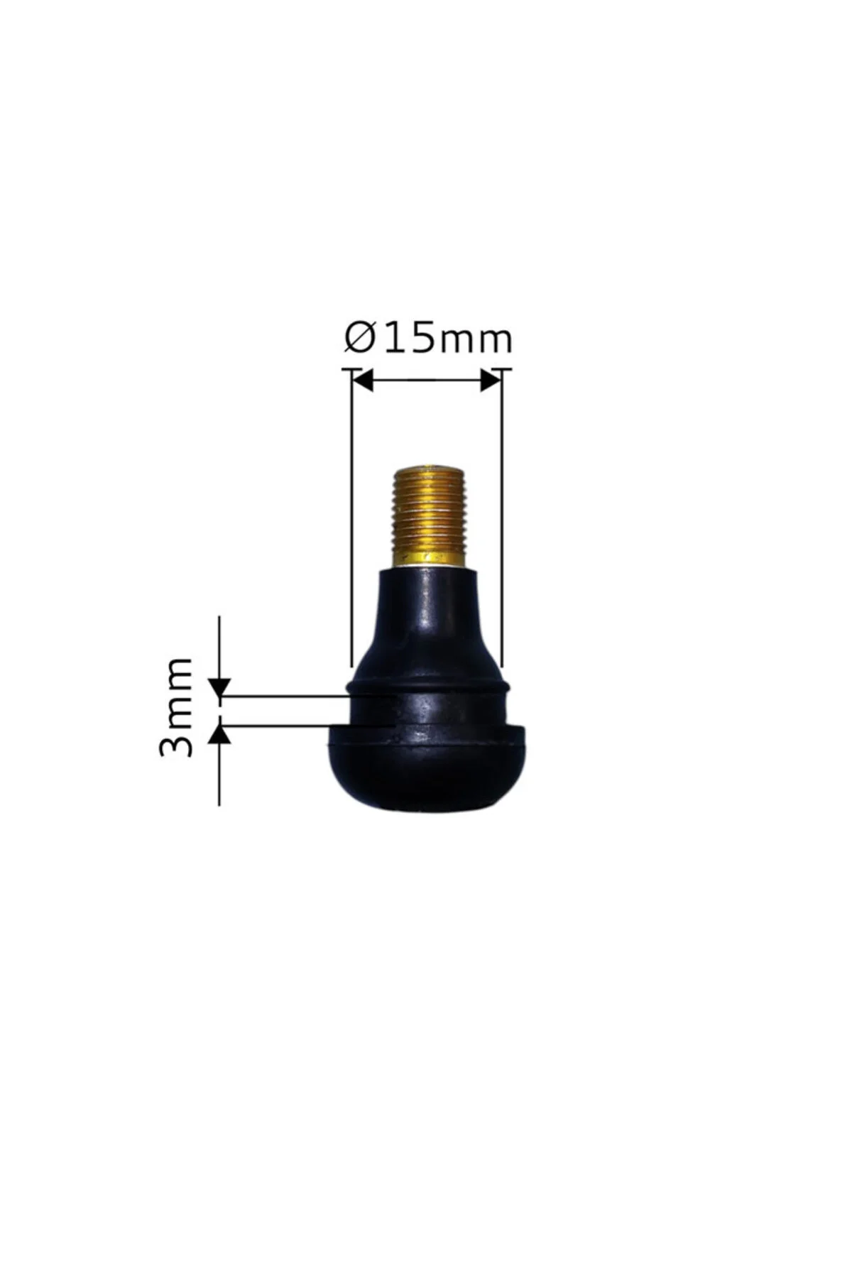 Elektrikli Scooter - Bisiklet - Motor Lastik Sibobu 3x15mm Elektrikli Scooter - Bisiklet - Motor Lastik Sibobu 3x15mm