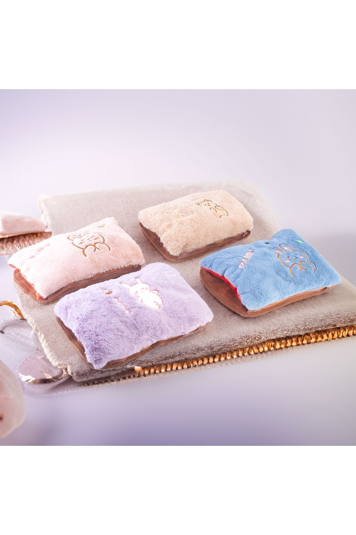 Woody Sofia Elektrikli Sıcak Su Torbası El Geçmeli Evde Kullanılabilir Yumuşa