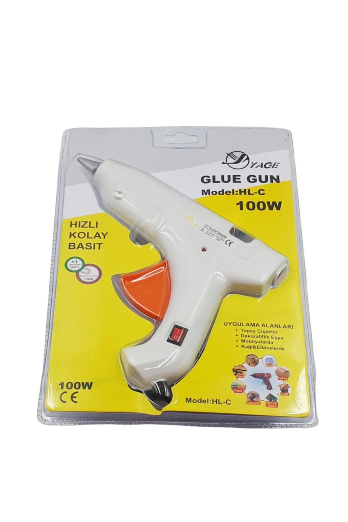 Elektrikli Silikon Tabancası 100w 1 Adet Mum Elektrikli Silikon Tabancası 100w 1 Adet Mum