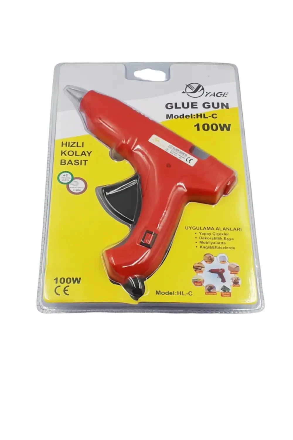 Elektrikli Silikon Tabancası 100w 1 Adet Mum