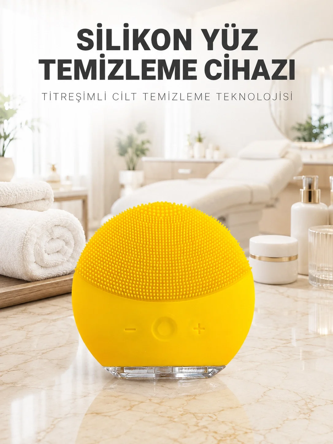 Elektrikli Silikon Yüz Temizleme Fırçası Şarjlı Ayarlanabilir Titreşimli Cilt Bakımı Fiyatı, Yorumları ve Özellikleri