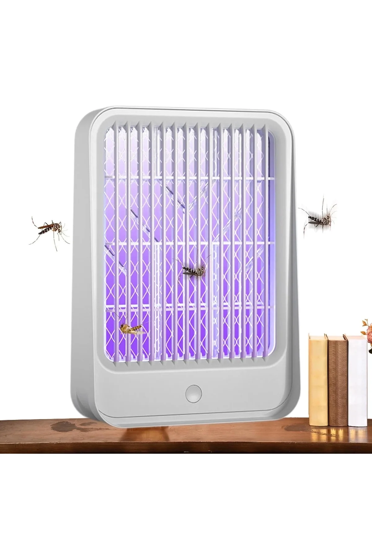 Elektrikli Sinek Kovucu USB Şarjlı Sessiz ve Etkili Led Işıklı Ka