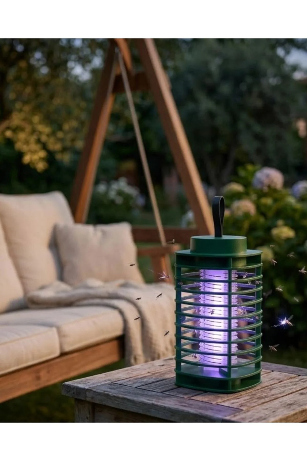 Elektrikli Sinek Öldürücü Lamba Uv Led Teknolojili Sessiz Ve Etki