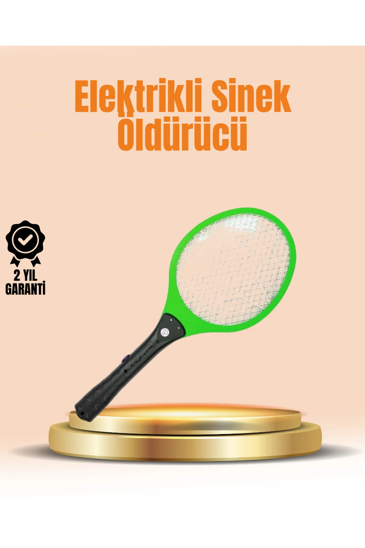 Elektrikli Sinek Raketi | Yüksek Voltajlı Güvenli ve Taşınabilir 