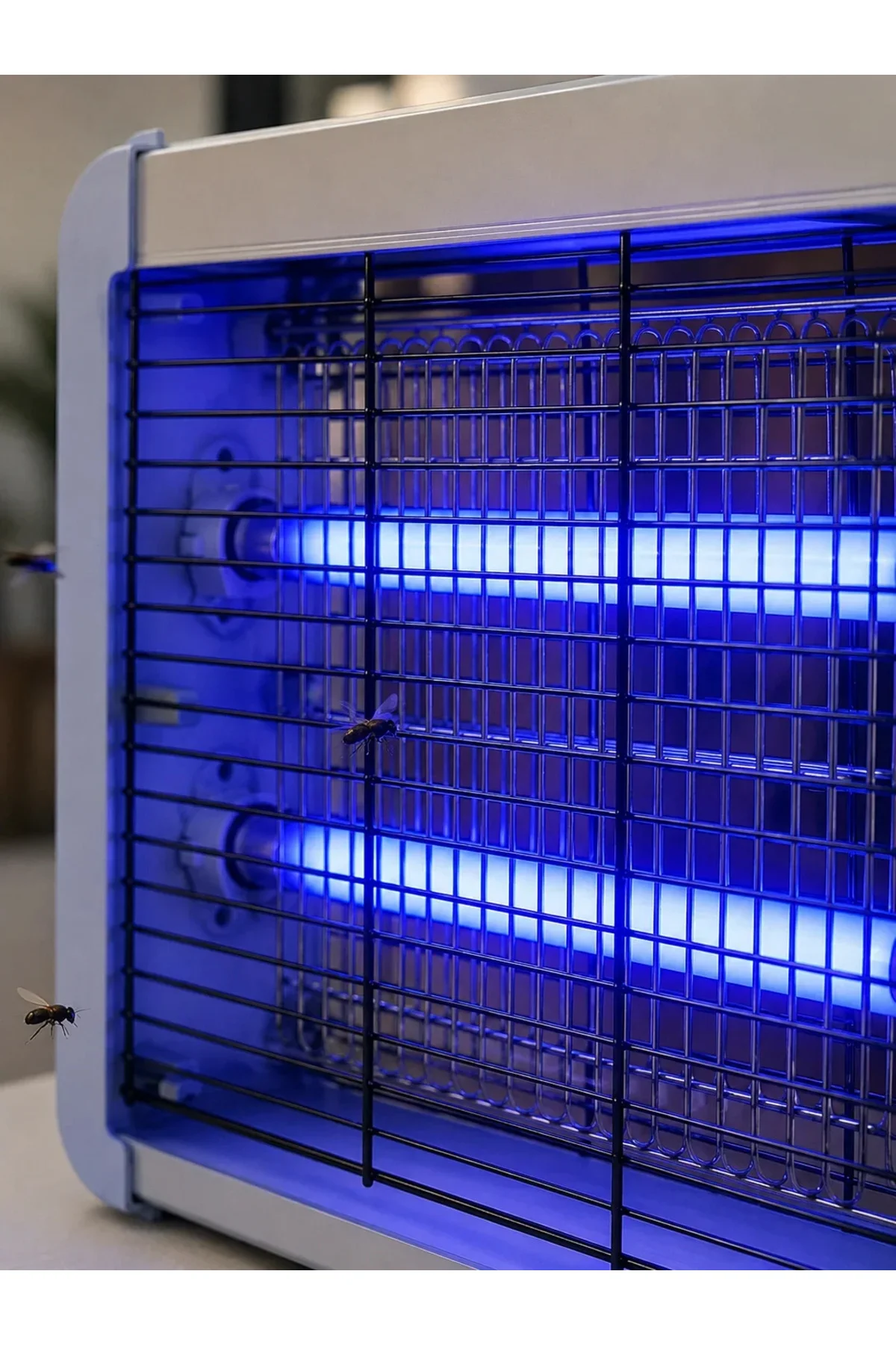 Elektrikli Sinek ve Sivrisinek Öldürücü 12W Çift UV Işıklı Böcek Lambası Elektrikli Sinek ve Sivrisinek Öldürücü 12W Çift UV Işıklı Böcek Lambası