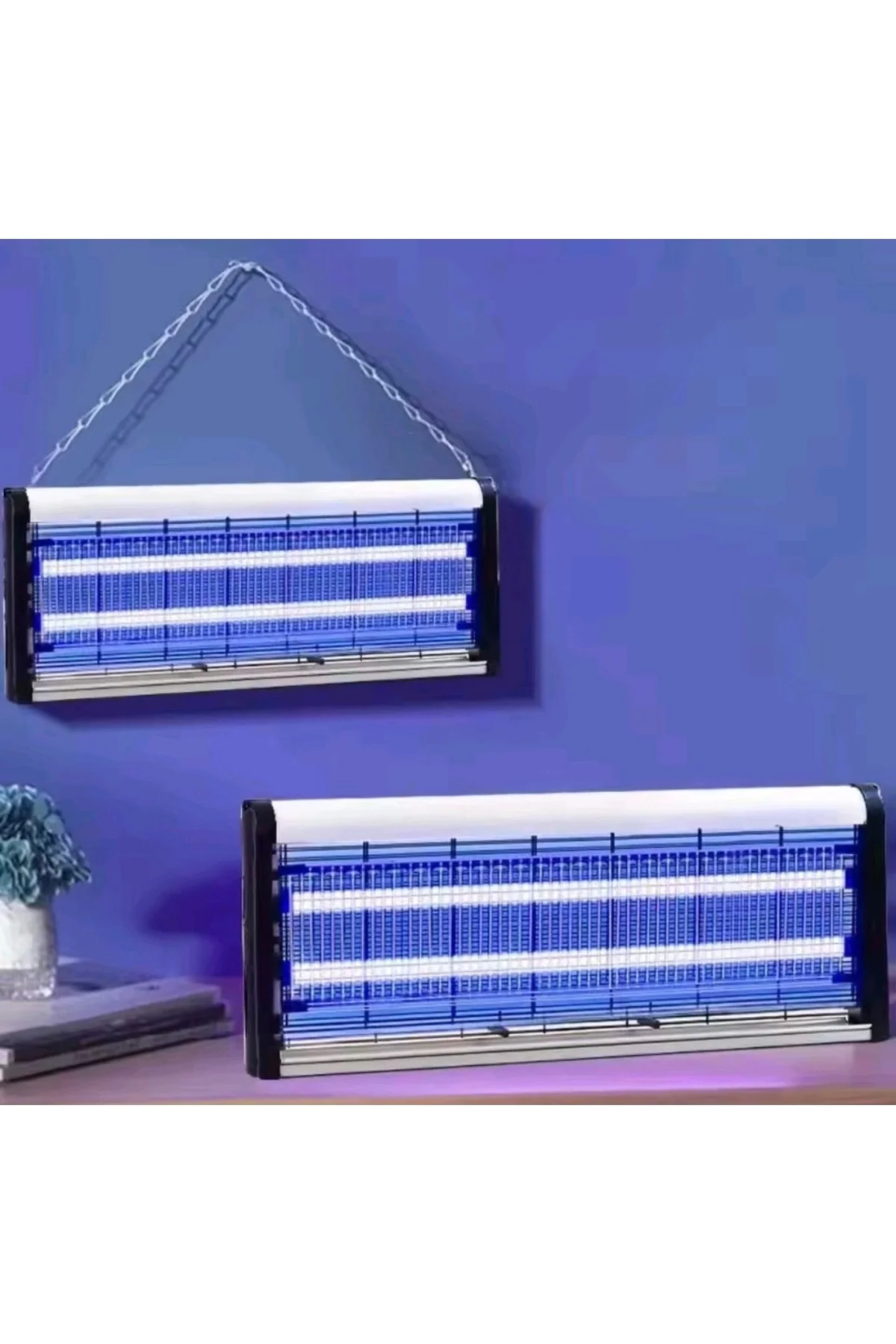 Elektrikli sivrisinek öldürücü makine 2li gece lambalı 43 watt 150m2 kapsama alanı