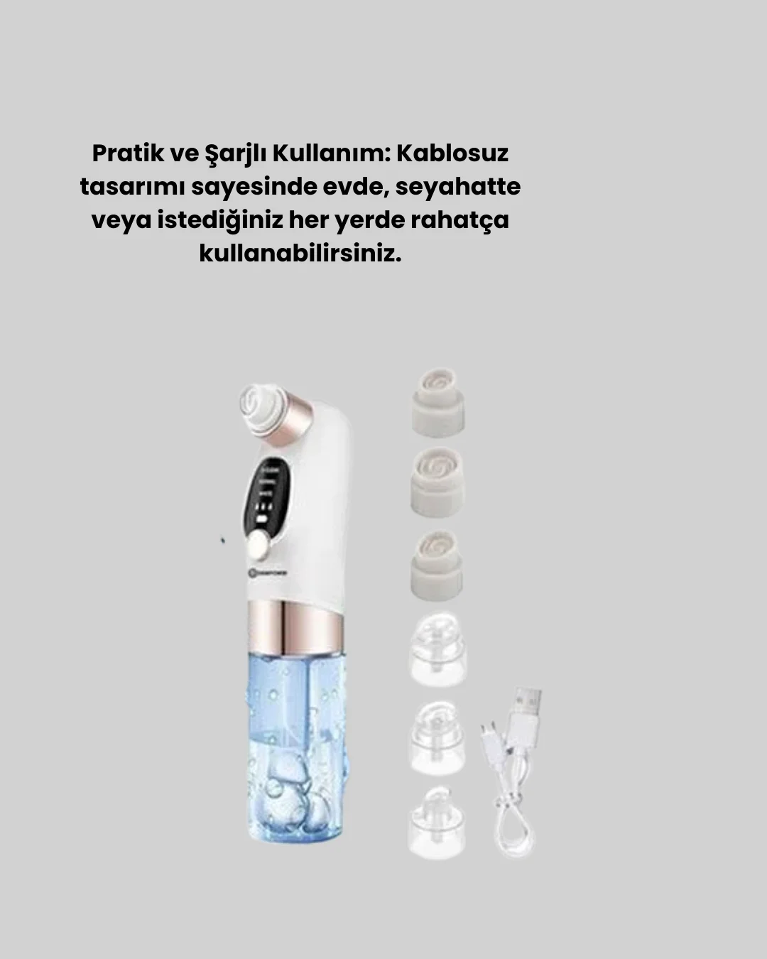 Elektrikli Siyah Nokta Sökücü – Derinlemesine Gözenek Temizleme C