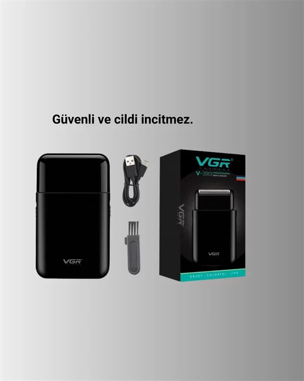 Elektrikli Tıraş Makinesi – 1.7cm Kart Tasarımlı Hassas Kesimli Günlük Bakım Cihazı