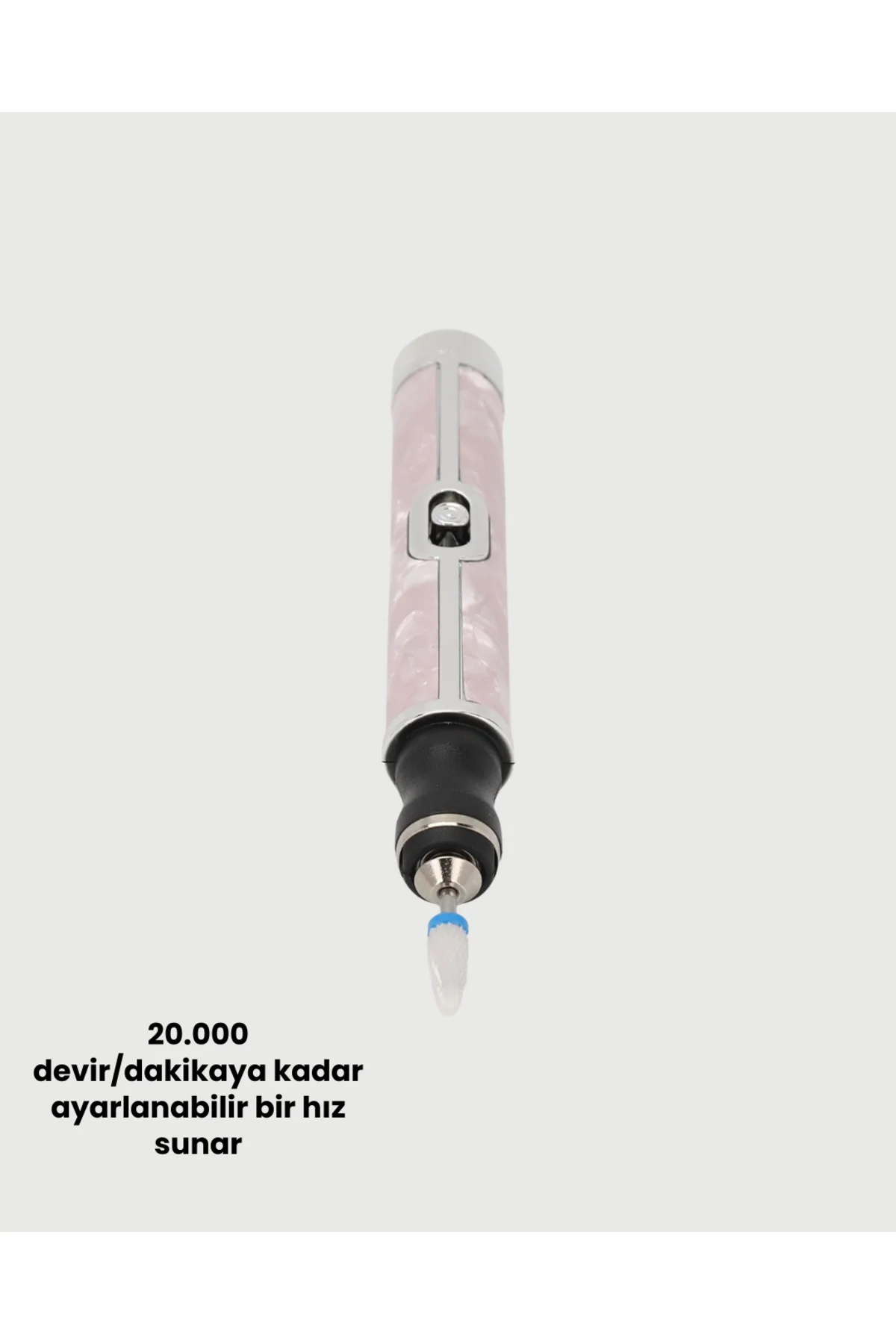 Elektrikli Tırnak Törpüsü Ayarlanabilir Hızlı Manikür Pedikür Cihazı Elektrikli Tırnak Törpüsü Ayarlanabilir Hızlı Manikür Pedikür Cihazı - Görsel 4