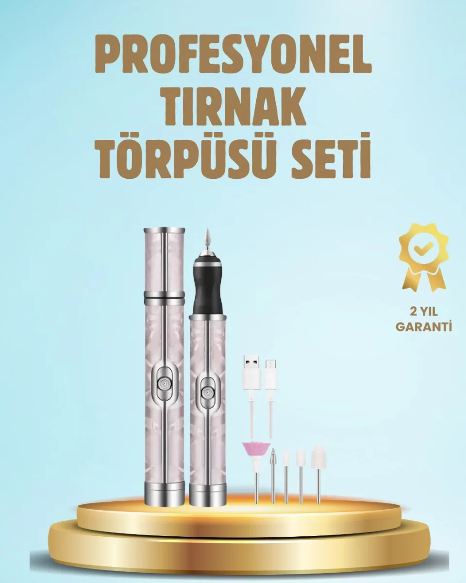 Elektrikli Tırnak Törpüsü Ayarlanabilir Hızlı Manikür Pedikür Cih