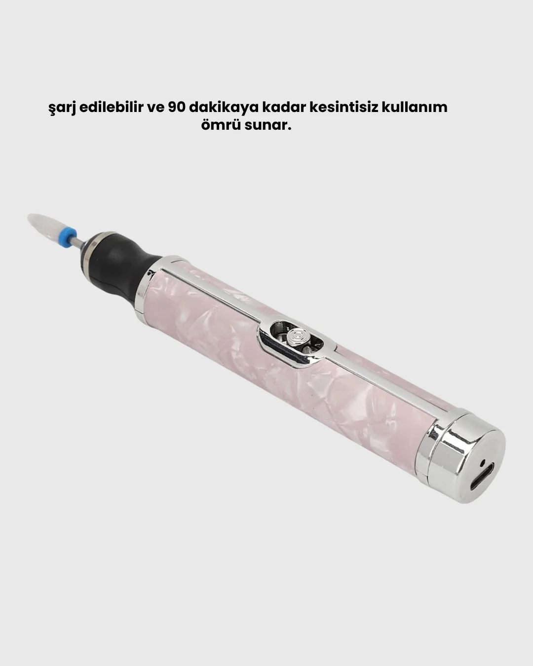 Elektrikli Tırnak Törpüsü Ayarlanabilir Hızlı Manikür Pedikür Cihazı