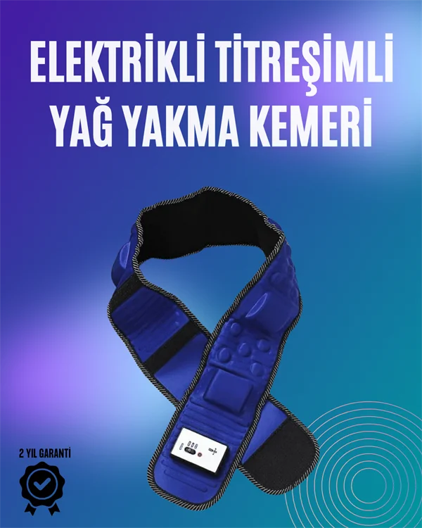 Elektrikli Titreşimli Yağ Yakma Kemeri – Masaj ve Kilo Kaybı İçin