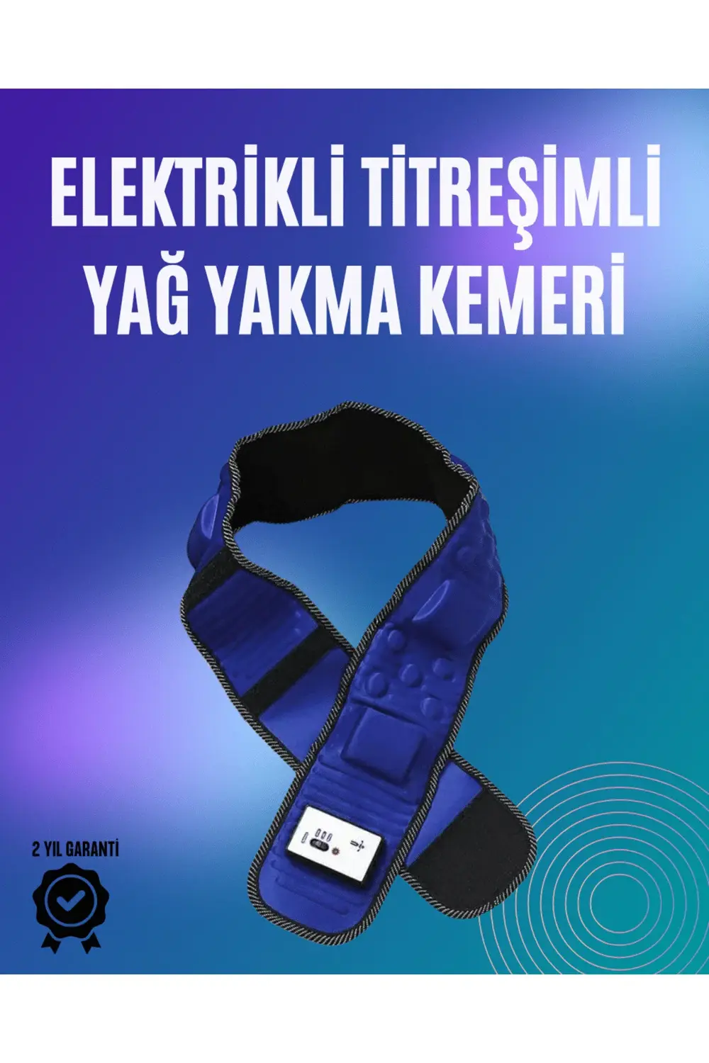 Elektrikli Titreşimli Yağ Yakma Kemeri – Masaj ve İçin İdeal