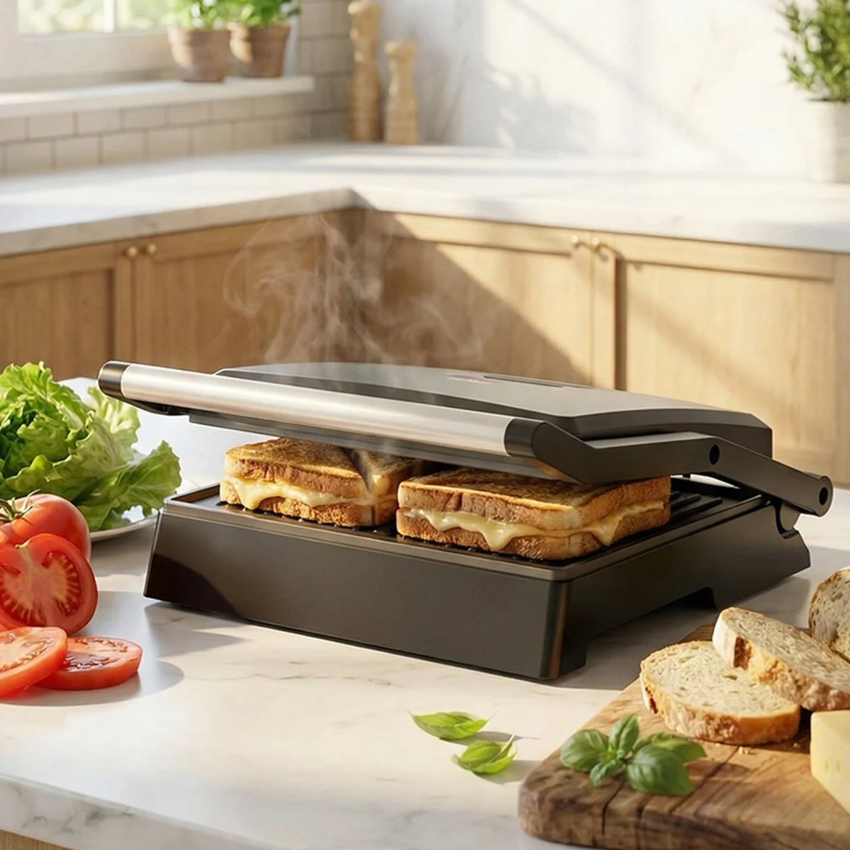 Elektrikli Tost Makinesi 4 Dilim 180° Açılır Üst Gövde = Izgara Kullanım 1000W SSM-2594 Fiyatı, Yorumları ve Özellikleri
