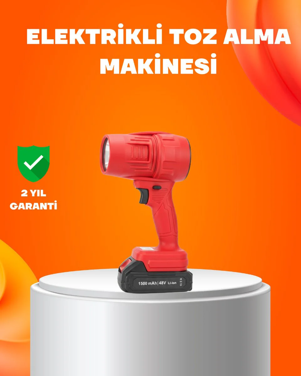 Elektrikli Toz Alma Cihazı - Kablosuz Hava Üfleyici ve Derin Temizlik Makinesi