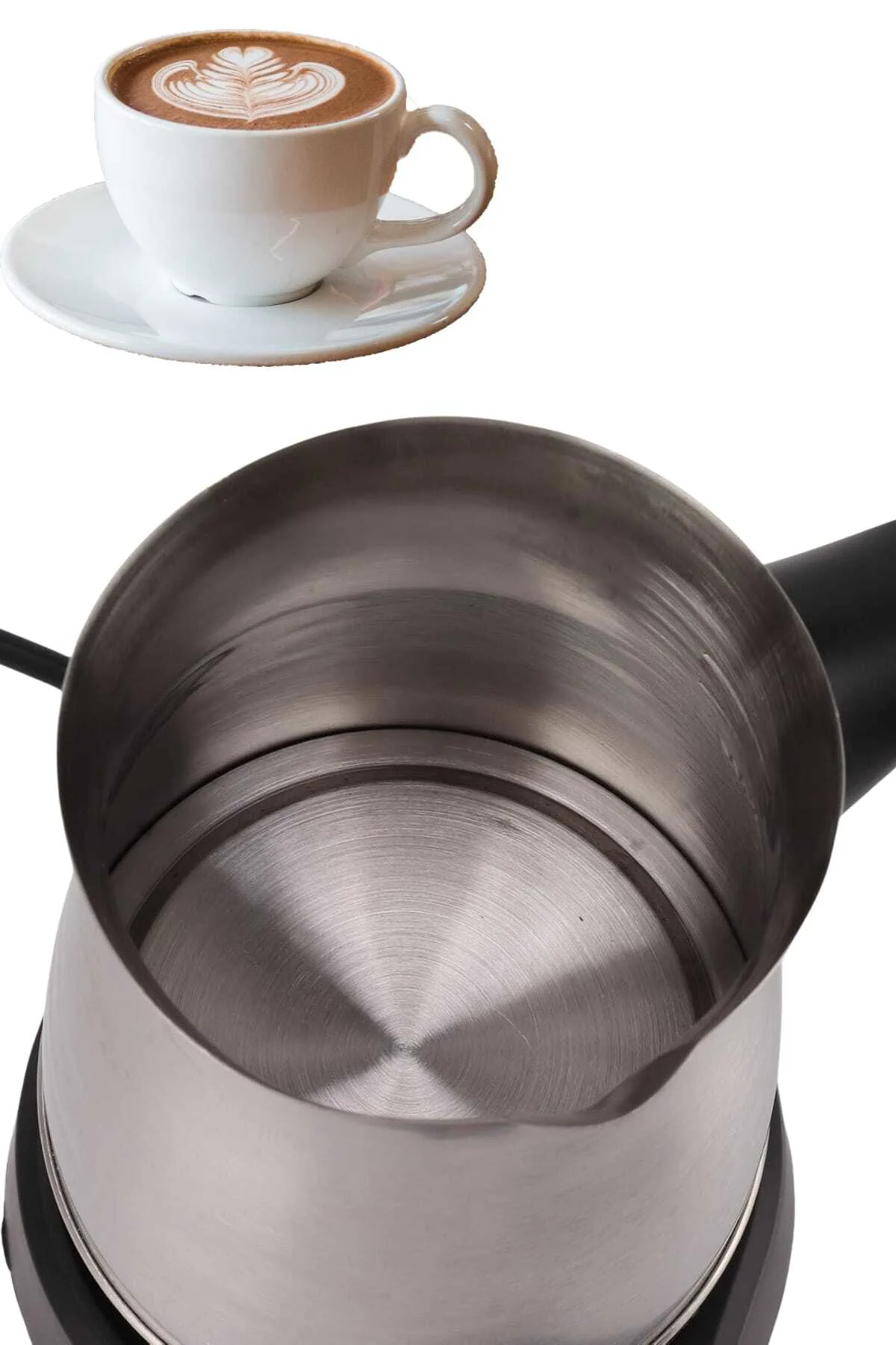 Elektrikli Türk Kahvesi Makinesi Elektrikli Cevze Telveli