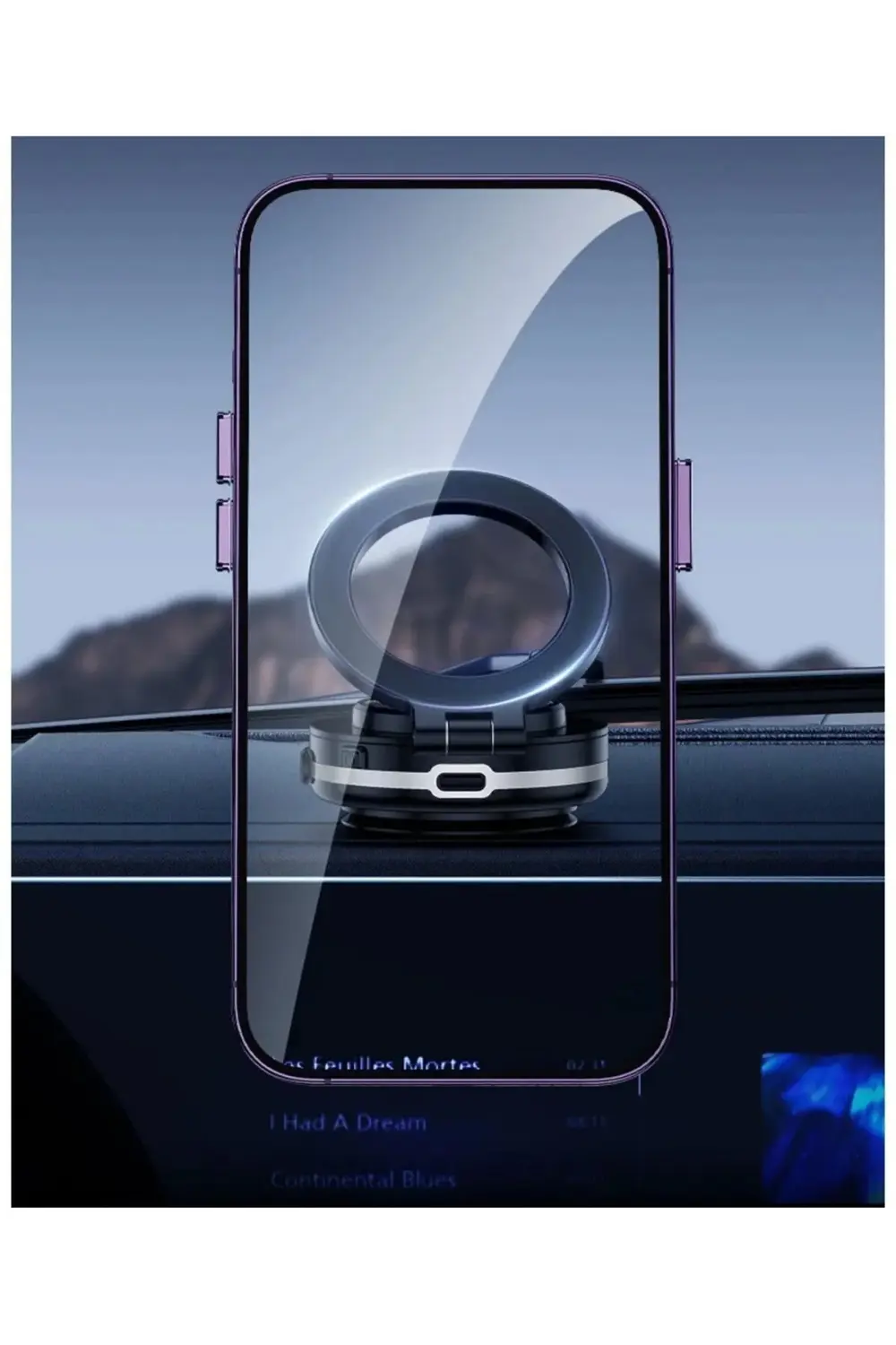 Elektrikli Vakumlu Manyetik 360' Dönebilen Katlanır Magsafe Araç