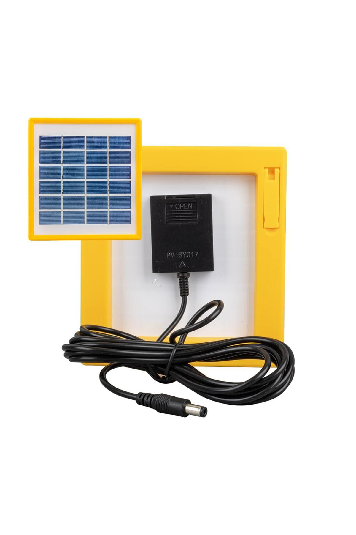 Elektriksiz Güneş Enerjili Lamba Beyaz Ledli Kendinden Akülü Aydı