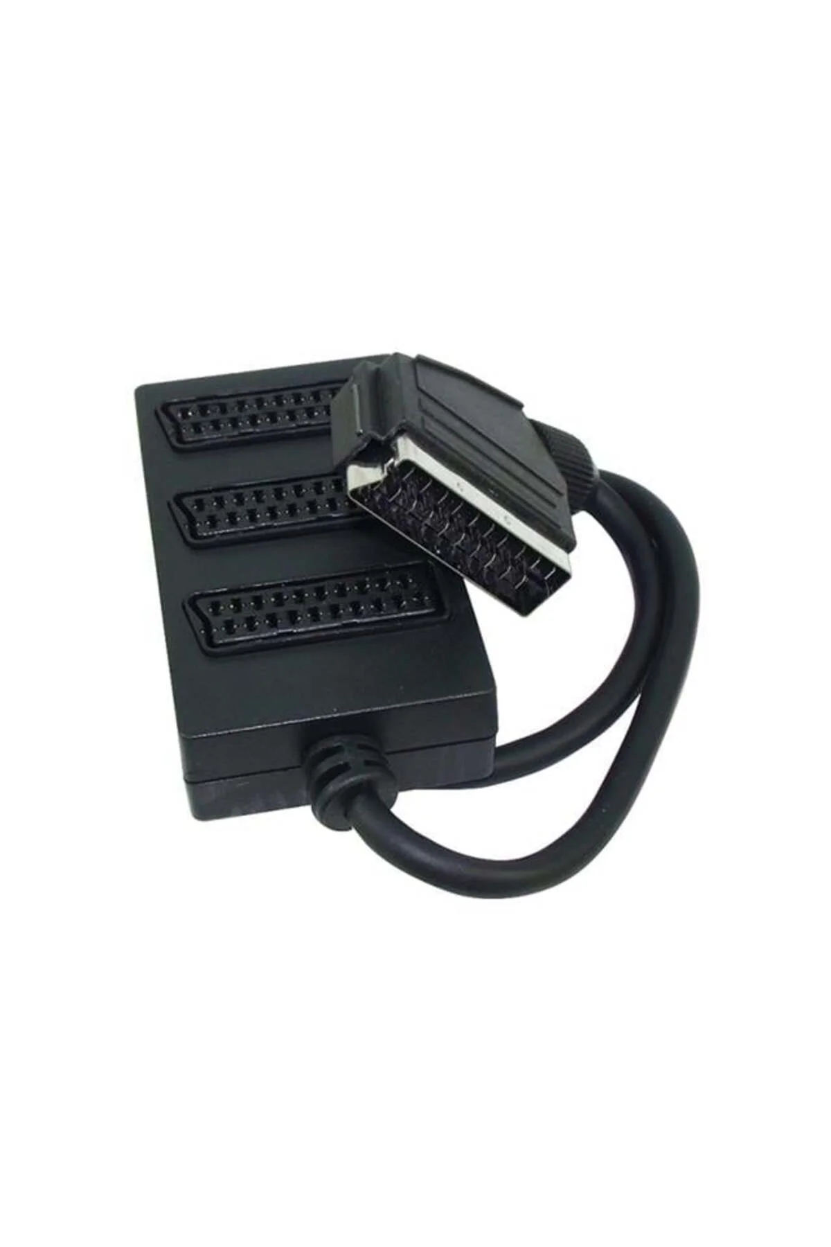 Elektromer 3'lü Scart Dağıtıcı (1 Erkek-3 Dişi Scart)