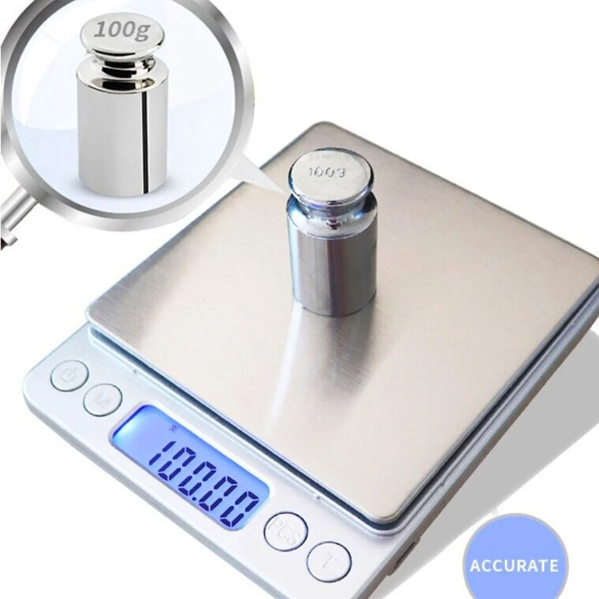 Elektronik 3 kg Kapasiteli Dijital Hassas Kantar Mutfak Tartısı Terazi