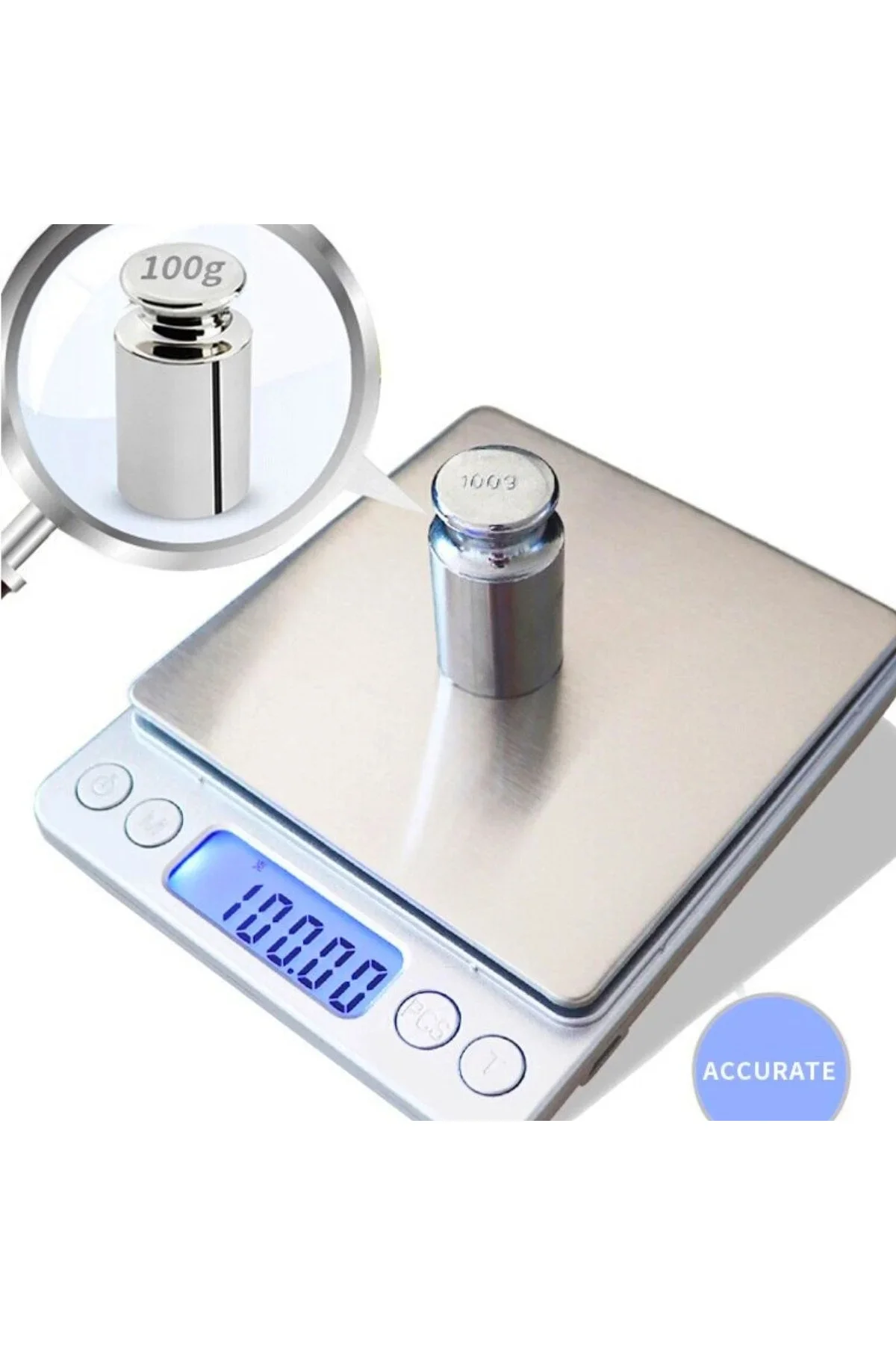 Elektronik 3 kg Kapasiteli Dijital Hassas Kantar Mutfak Tartısı Terazi Elektronik 3 kg Kapasiteli Dijital Hassas Kantar Mutfak Tartısı Terazi