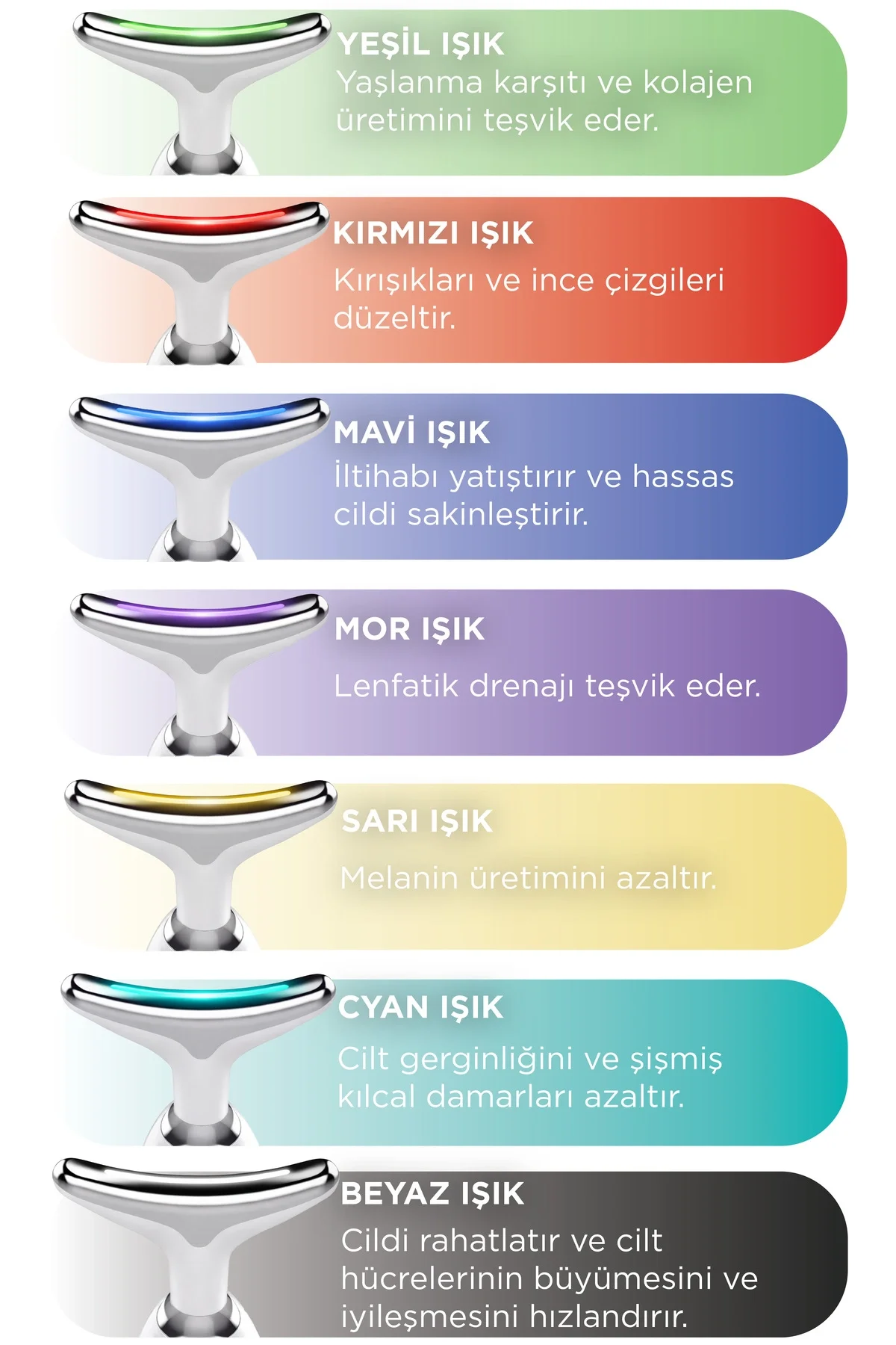 Elektronik beyaz yüz masaj aleti sıkılaştırıcı ve yaşlanma karşıtı bakım cihazı Tip