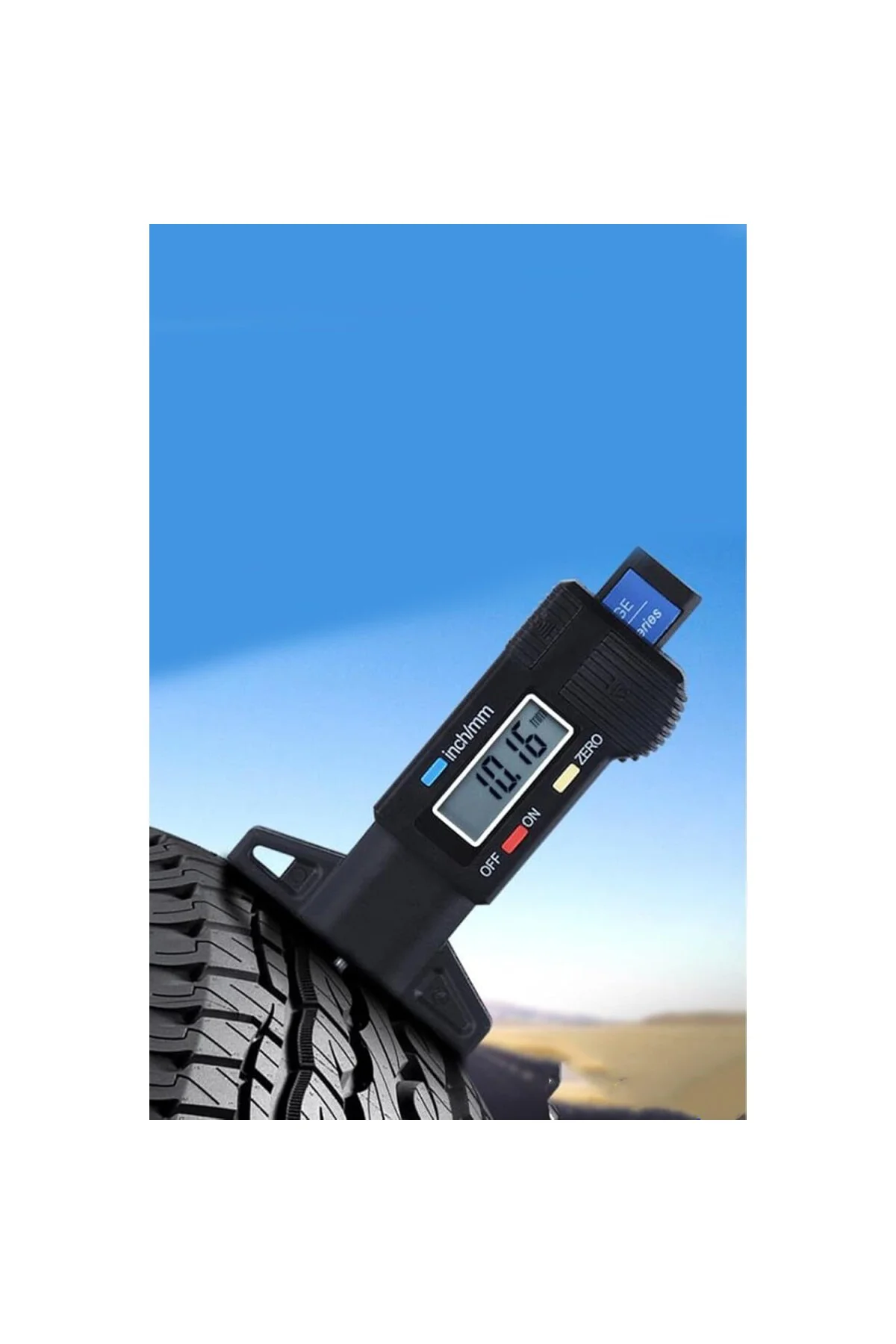 Elektronik Dijital Lastik Diş Derinlik Kumpası Ölçer cin307