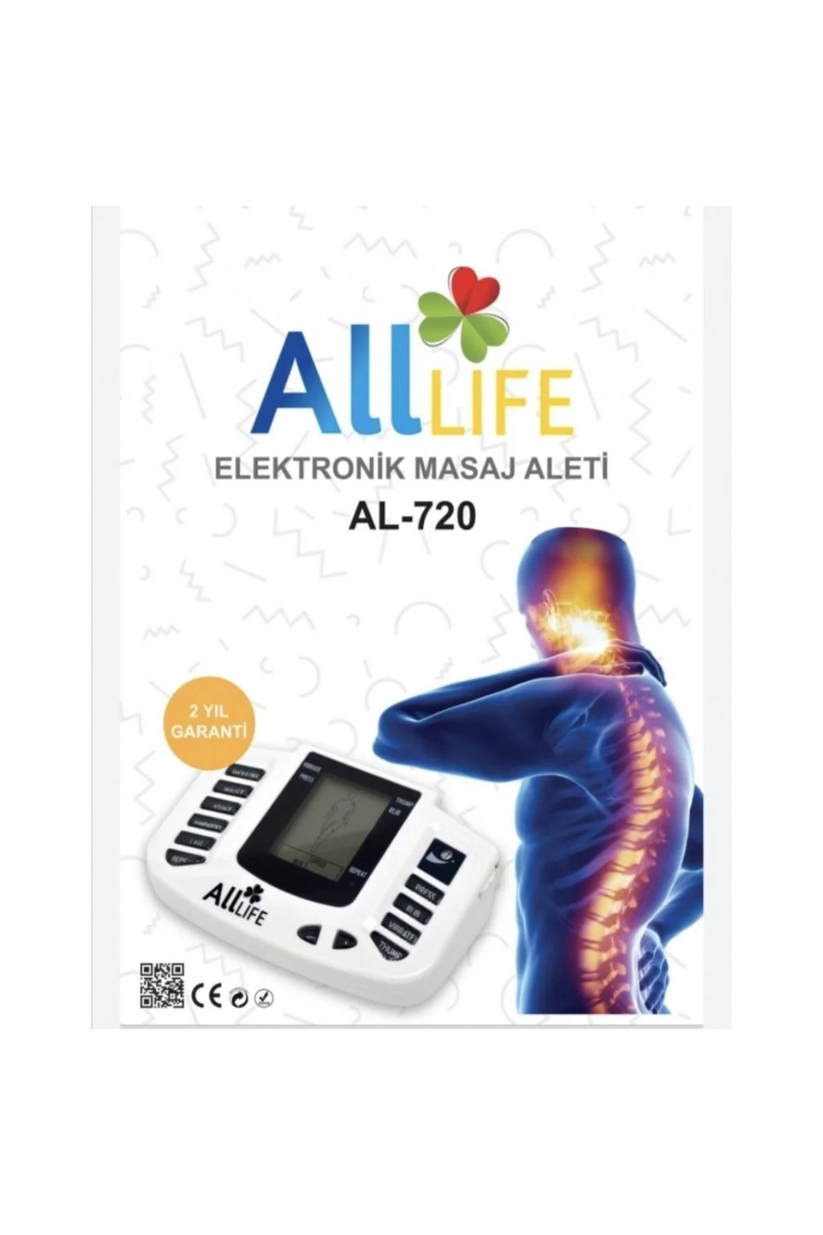 -elektronik Masaj Aleti Terlikli Terapi Fizik Tedavi Allife Al-720 -elektronik Masaj Aleti Terlikli Terapi Fizik Tedavi Allife Al-720