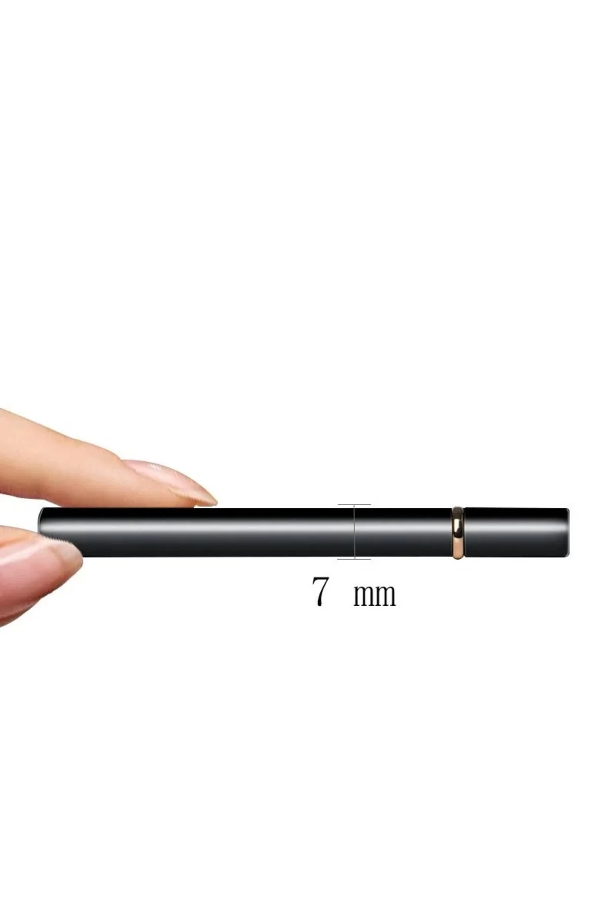 Elektronik Şarj Edilebilir Alevsiz Usb Dokunmatik Siyah Çakmak - 