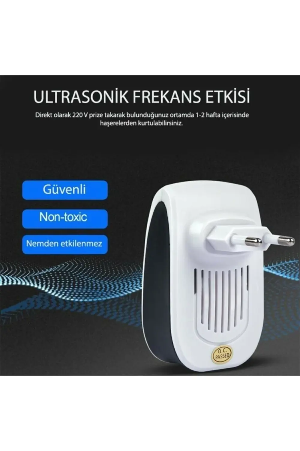 Elektronik Sesli Sonik Fare Haşere Böcek Kovucu Elektronik Sesli Sonik Fare Haşere Böcek Kovucu