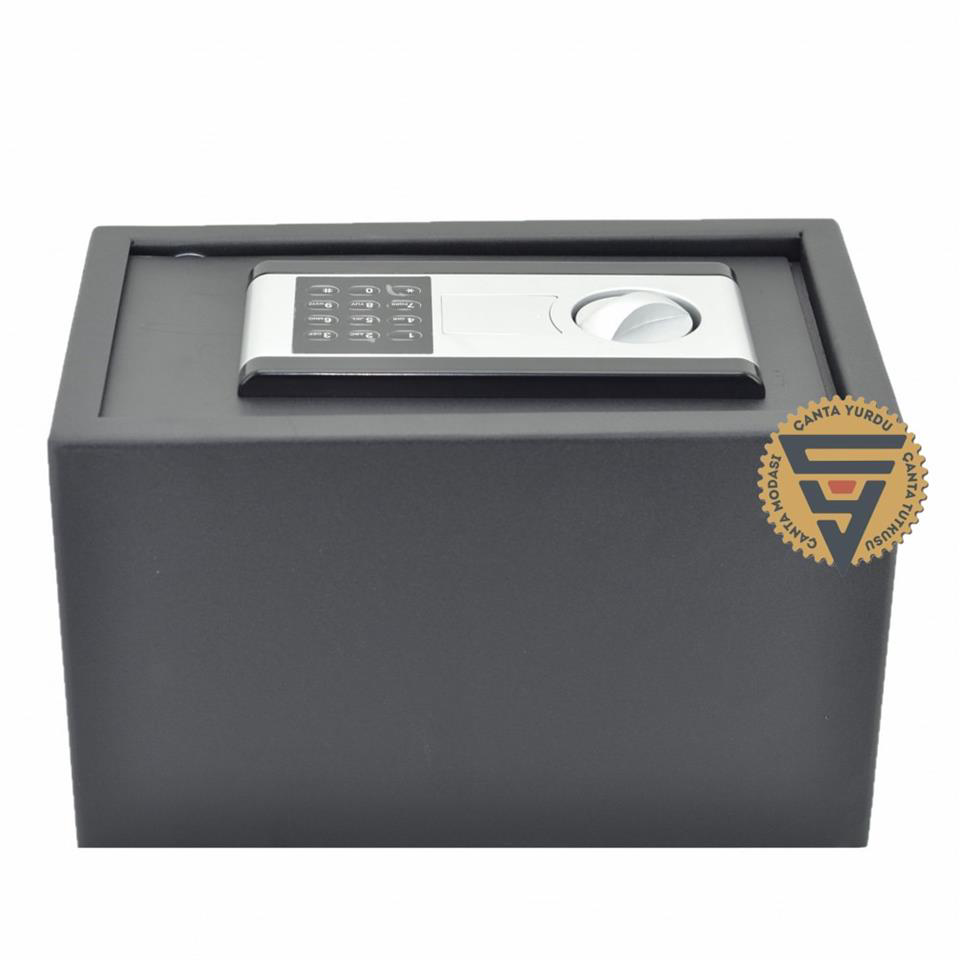 Anka Elektronik Şifreli Ve Kilitli Çelik Kutu Kasa 32X20x20