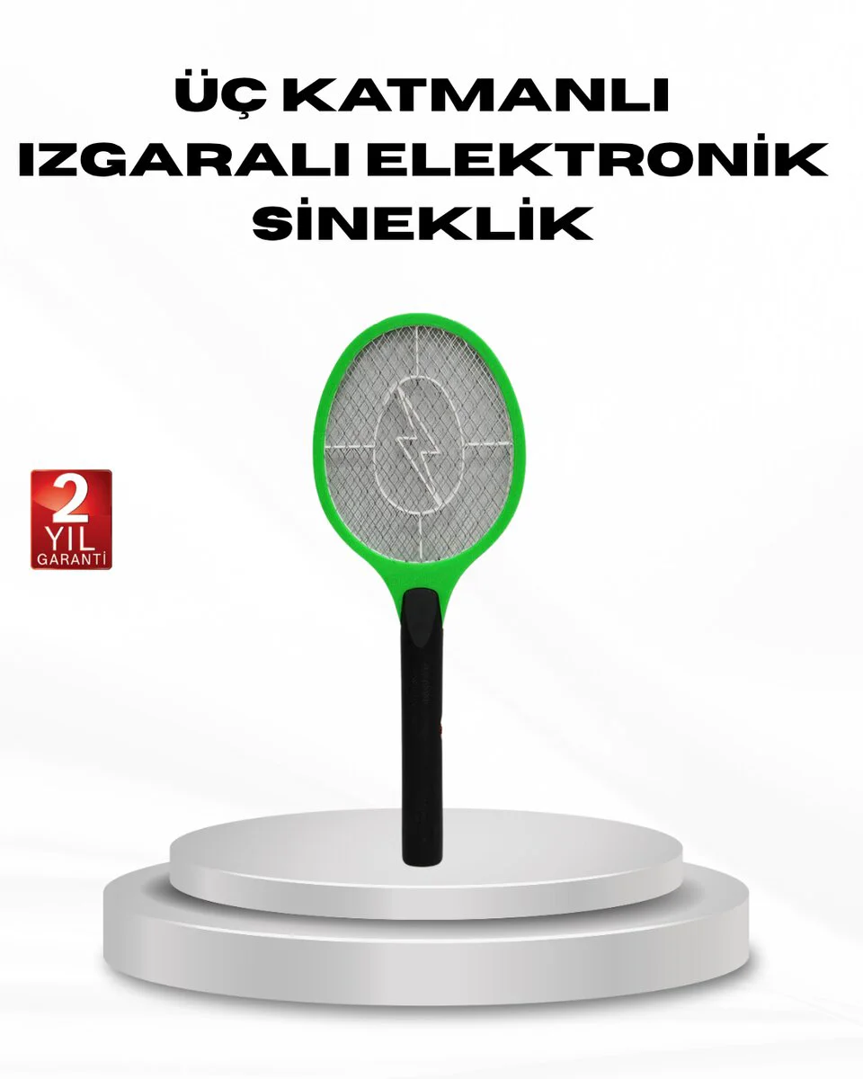 Elektronik Sinek Raket – Sessiz, Kimyasız ve Güvenli Yaz Sinek Kovalama Çözümü