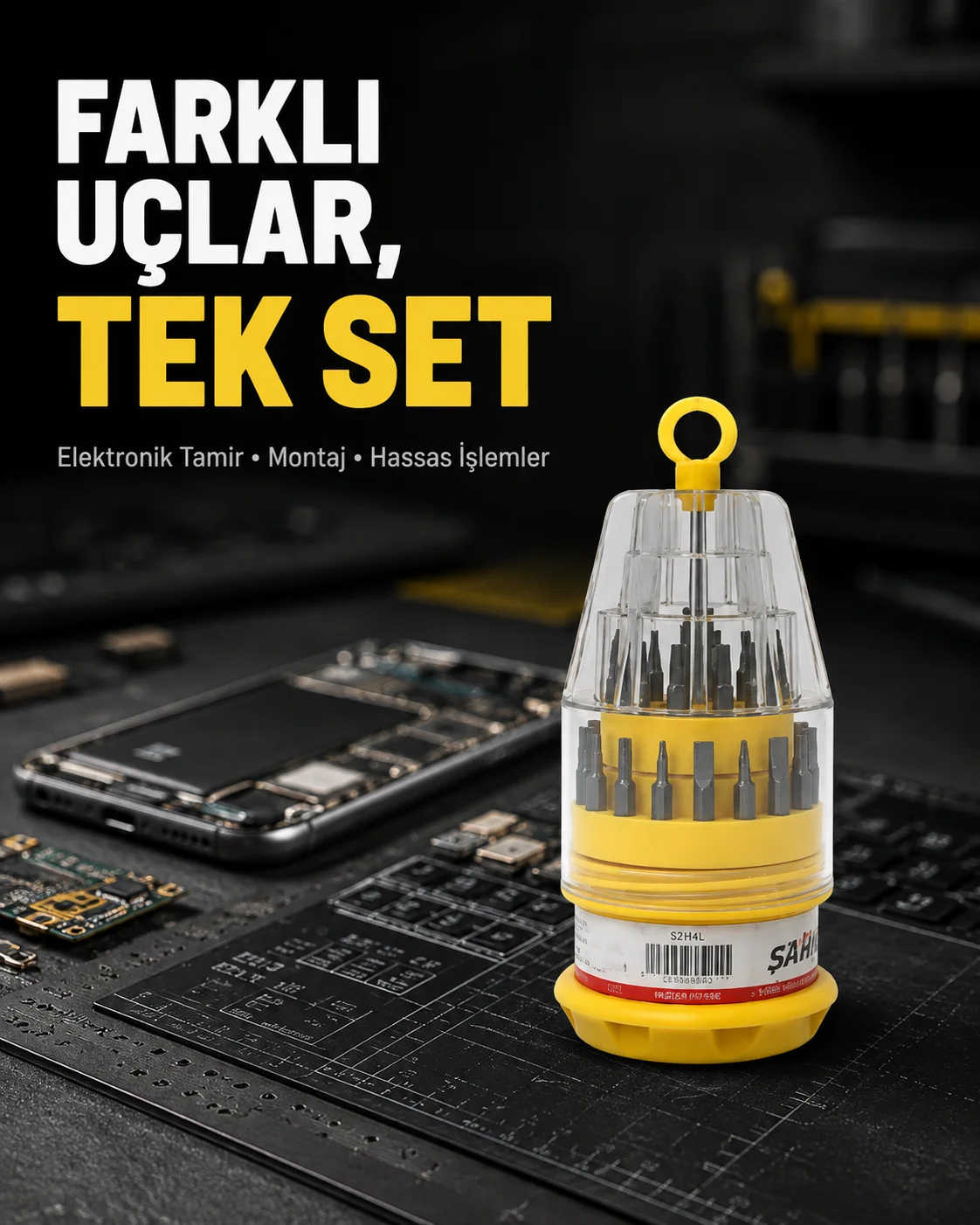 Elektronik Tamir Tornavida Seti Ateşe Dayanıklı ve Ergonomik Fiyatı, Yorumları ve Özellikleri