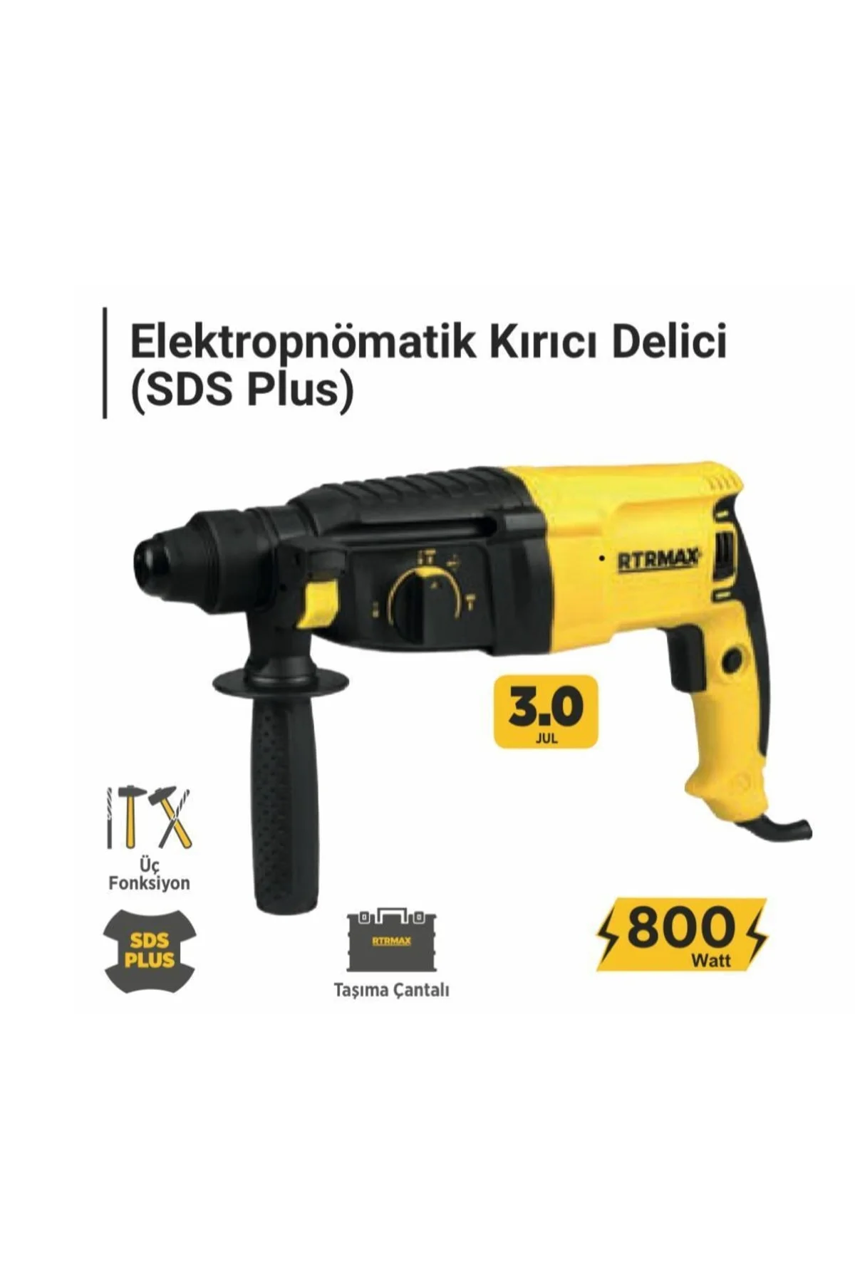 Elektropnömatik Kırıcı Delici (sds Plus) Rtm226 Elektropnömatik Kırıcı Delici (sds Plus) Rtm226