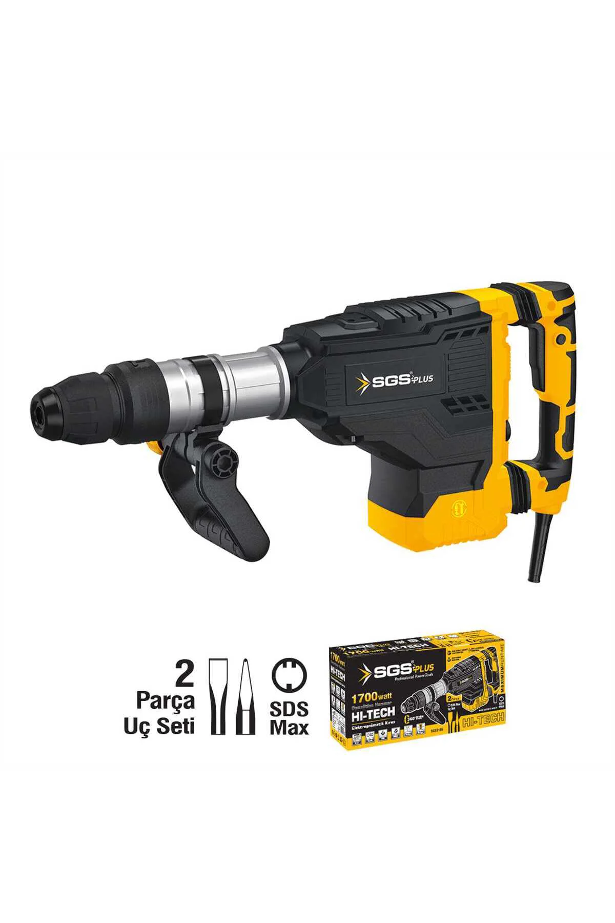 ELEKTROPNOMATİK KIRICI SDS MAX 1700 WATT 45 JOULES