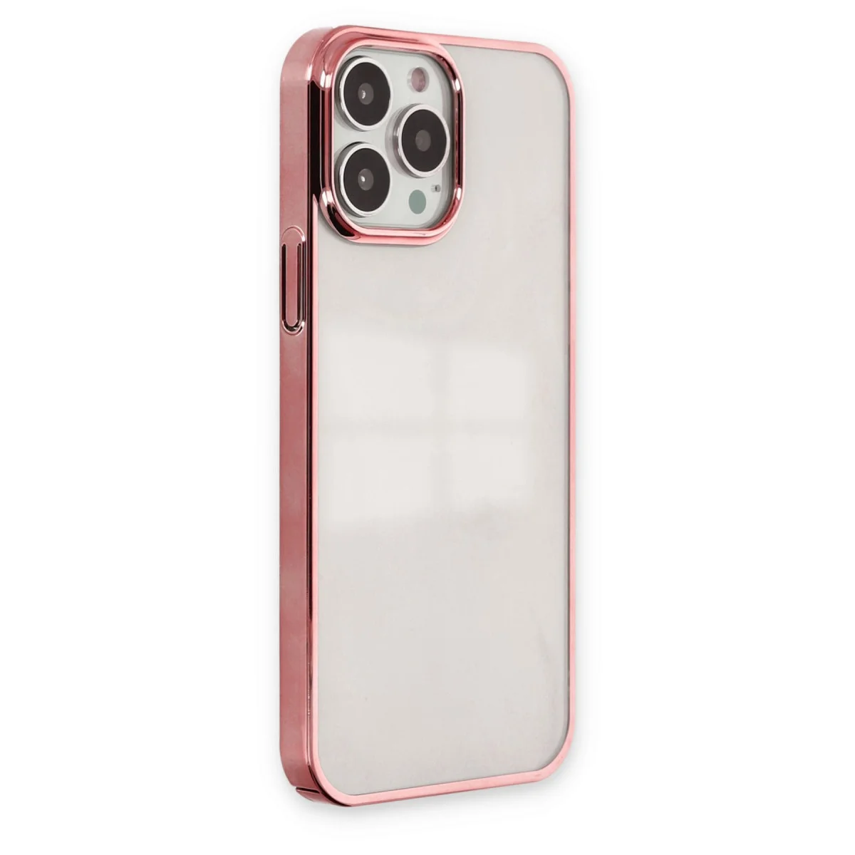 Element Silikon Kılıf - iPhone 13 Pro Max Pembe Koruyucu ve Dayanıklı Kılıf